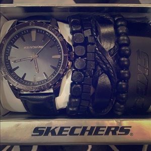 Skechers men’s watch and bracelets gift set